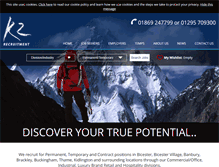 Tablet Screenshot of k2recruitment.co.uk